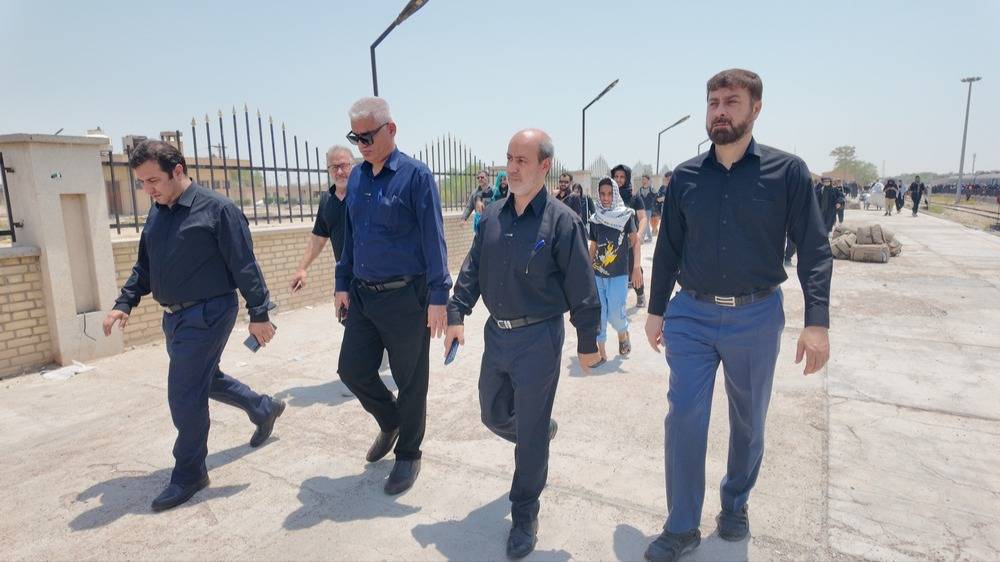 بازدید طباطبایی از راه آهن جنوب