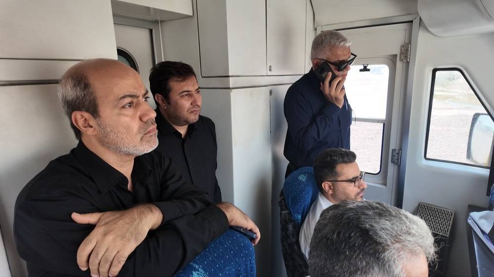 بازدید طباطبایی از راه آهن جنوب