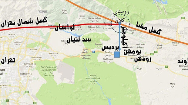 گسل مشا - زلزله تهران