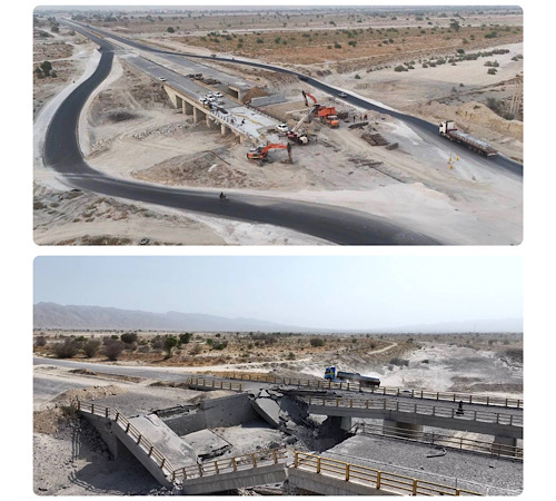 بازسازی پل کهورستان هرمزگان