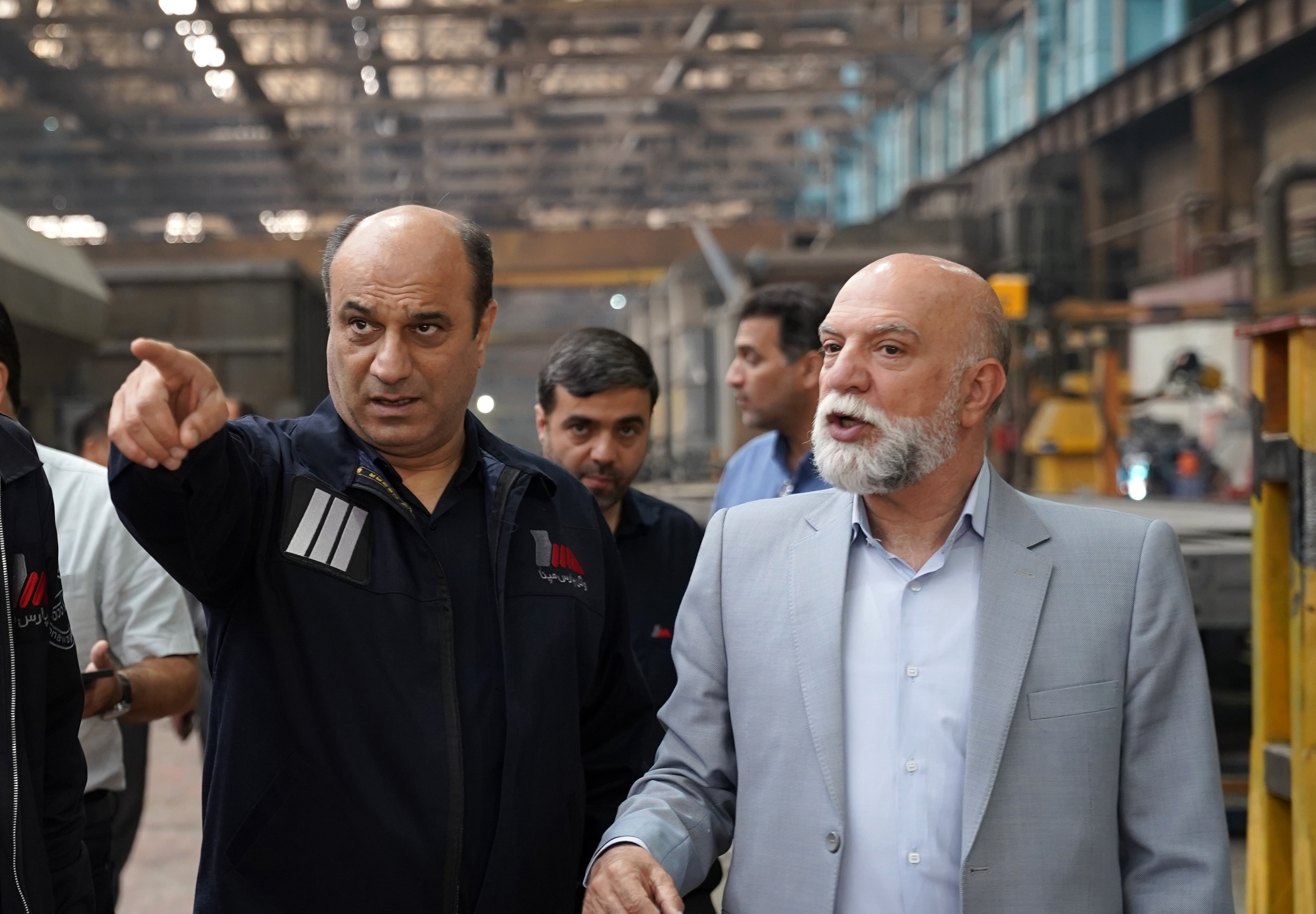 بازدید مدیرعامل شرکت فولادریل توس از شرکت واگن پارس