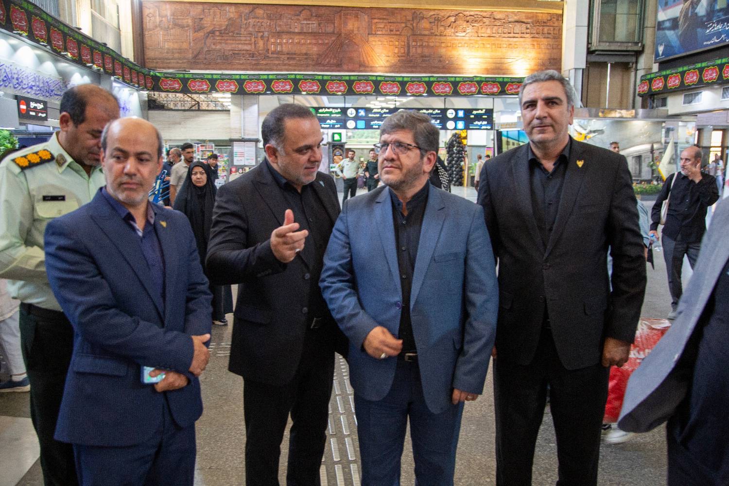 گزارش تصویری بازدید سرزده مدیرعامل راه آهن از ایستگاه راه آهن تهران (5)