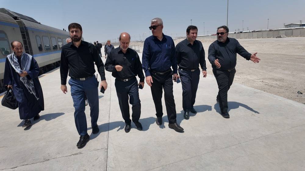 بازدید طباطبایی از راه آهن جنوب