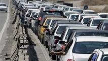 ترافیک سنگین در آزادراه رشت-قزوین