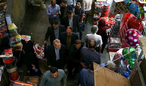 لاریجانی در بازار