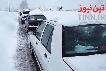 بارش سنگین برف در گیلان