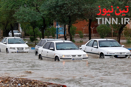 آبگرفتگی معابر در آبادان