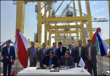 امضای قرارداد ۵ساله اپراتور ترمینال یک کانتینری بندر شهید رجایی 