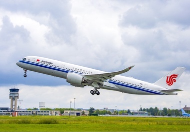 Air China's first A350 takes maiden flight