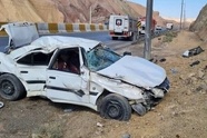 ۳ کشته در تصادف و آتش‌سوزی ۲ پژو در محور یزد – مشهد