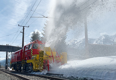 Snow blower ready for winter