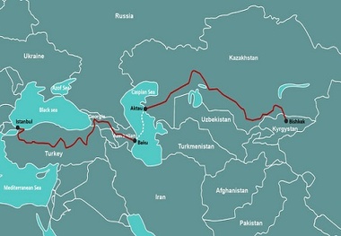 دو برابر شدن تجارت ترکیه و قرقیزستان از طریق قزاقستان و دریای خزر