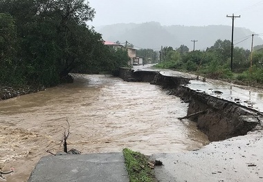 راه ۱۰ روستای مینودشت مسدود است