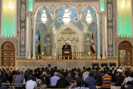 بزرگداشت جانباختگان نفتکش سانچی در قم 