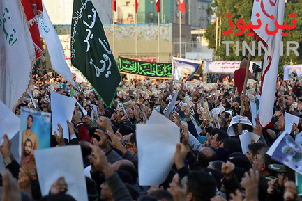 مراسم تشییع پیکر سردار سپهبد شهید حاج قاسم سلیمانی در اهواز