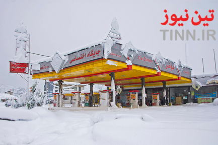 بارش سنگین برف در گیلان