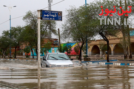 آبگرفتگی معابر در آبادان