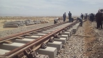 ۱۸۵ کیلومتر ریل گذاری راه آهن چابهار - زاهدان در یک سال اخیر انجام شد