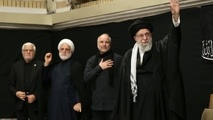 گزارش تصویری و فیلم حضور آیت الله خامنه ای در مراسم عزاداری شب عاشورا/ پوشش گسترده این مراسم در رسانه های خارجی