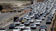 حجم ترافیک در راه های البرز سنگین شد