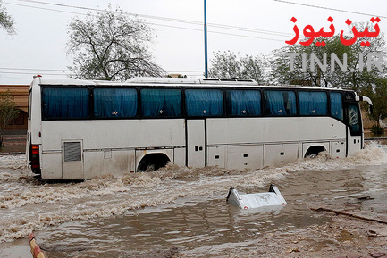 آبگرفتگی معابر در آبادان