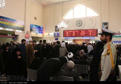 حرکت نخستین قطار مسافربری قم - کربلا