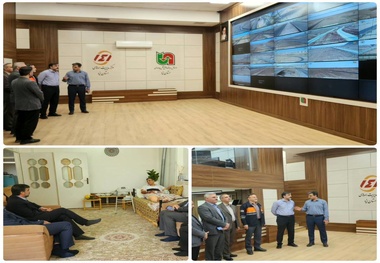 بازدید معاون وزیر راه و شهرسازی و رئیس سازمان راهداری وحمل ونقل جاده ای از مرکز مدیریت راه های استان یزد
