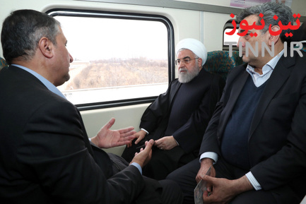 سفر مترویی دکتر روحانی به هشتگرد