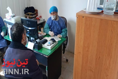 گزارش تصویری| غربالگری کووید 19 میدان تره بار و شهروند