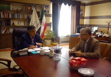 دیدار مدیر کل راه آهن اراک با معاون عمرانی استانداری مرکزی