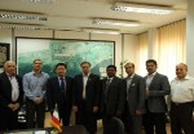 حضور مدیران منطقه ای شرکت کشتیرانی WAN HAI در بندرشهید رجایی