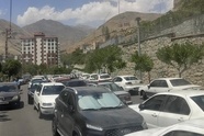 ترافیک نفس گیر جمعه های درکه و بی تفاوتی پلیس راهور و شهرداری