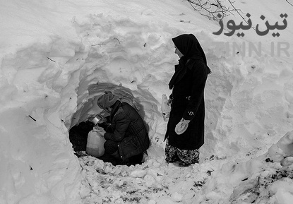 بحران برف در گیلان پس از شش روز