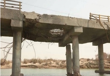 زمان اتمام بازسازی پل بوژی در محور بندر خمیر به بندرعباس مشخص شد