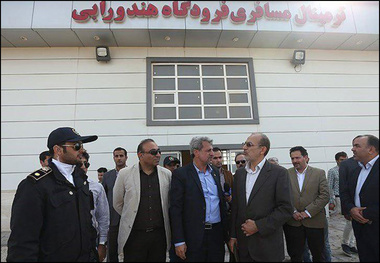 فرودگاه هندورابی صبح امروز به بهره برداری رسید