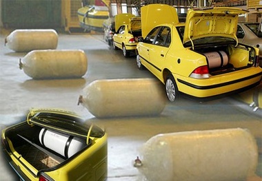 انهدام 215 مخزن CNG غیراستاندارد تاکسی و سواری