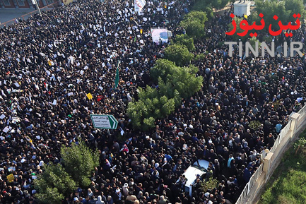 مراسم تشییع پیکر سردار سپهبد شهید حاج قاسم سلیمانی در اهواز