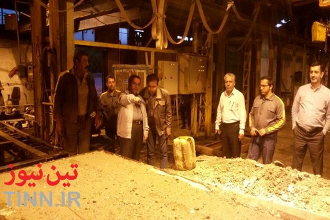 بازدید سرزده مدیرعامل تراورس از سیفت شب کارخانه تولید تراورس بتنی کرج