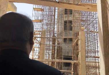 پیشرفت 75 درصدی پروژه ساختمان تکنیکال بلاک و برج مراقبت فرودگاه بین‌المللی قشم

