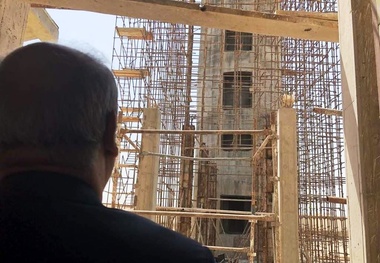 پیشرفت 75 درصدی پروژه ساختمان تکنیکال بلاک و برج مراقبت فرودگاه بین‌المللی قشم

