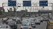 ترافیک نیمه سنگین در آزادراه کرج-تهران