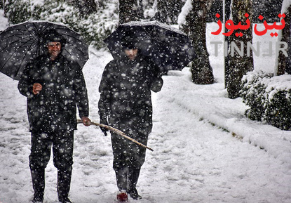 بارش سنگین برف در گیلان