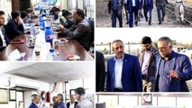 بازدید ضیائی مهر  و ملایی از اداره کل راه آهن قم