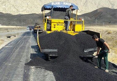 لکه‌گیری محورهای شهرستان ساوه 