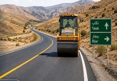 تکمیل و بهسازی محور گردشگری و اقتصادی تکاب–بیجار