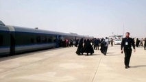 بازدید وزیر راه و شهرسازی از پایانه مرزی مسافری ریلی شلمچه و راه آهن خرمشهر