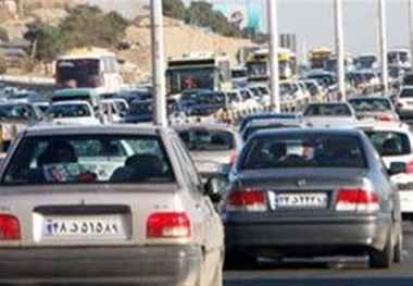  ترافیک سنگین در محورهای ورودی و خروجی مشهد مقدس 