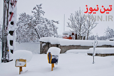 بارش سنگین برف در گیلان
