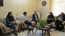 حضور رئیس پلیس راهنمایی و رانندگی گلستان در مجتمع رسانه ای نغمه استرآباد 