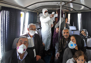 تست حرارت سنجی مسافران ورودی‌ به مازندران